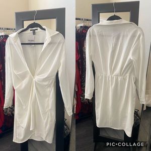 White long sleeve dress